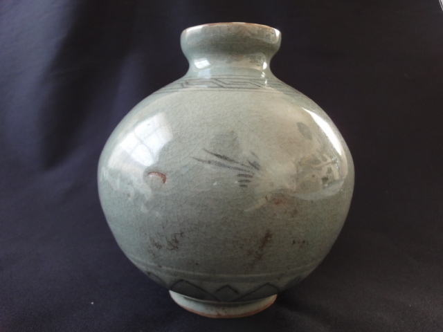 高麗青磁　粉青沙器　ぐいのみ 李朝 朝鮮 韓国 大人気 | 英78 高麗青磁 粉青沙器（ふんせい