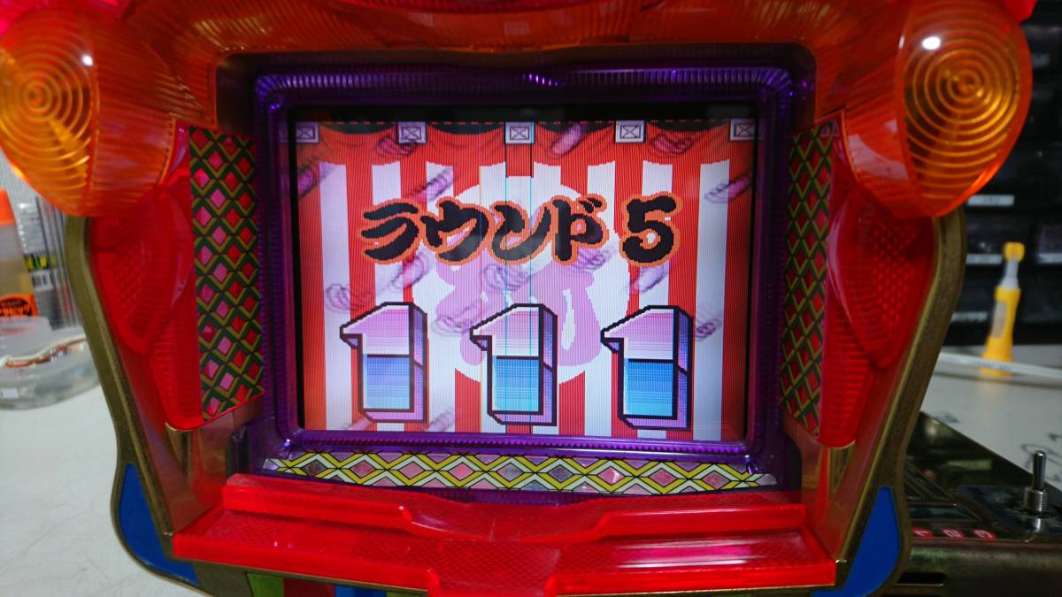 卓上パチンコ CR大工の源さん 設定変更可能 液晶縦3本線が悲しい