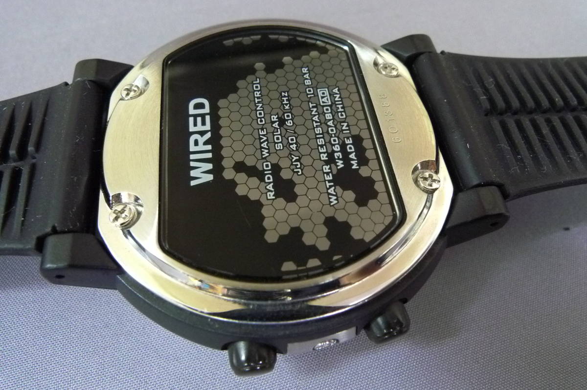 セイコー メルカリ - WIRED 稼動品 WIRED⁄ワイアード 電波時計W360 