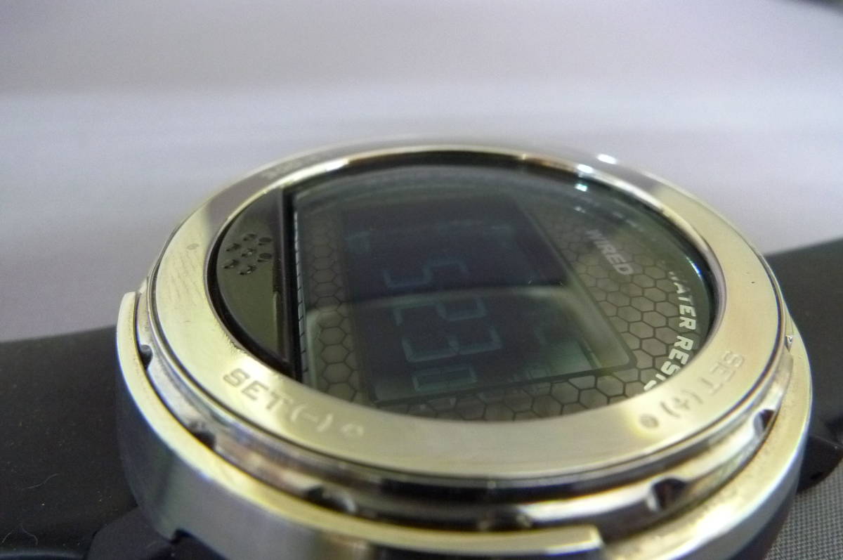 セイコー メルカリ - WIRED 稼動品 WIRED⁄ワイアード 電波時計W360 