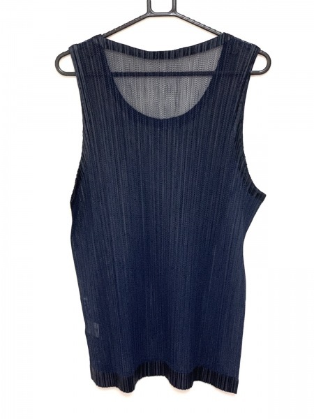 イッセイミヤケ ISSEYMIYAKE ノースリーブカットソー 黒 メンズ MEN