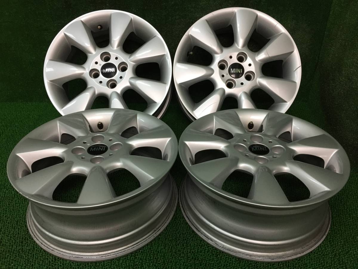 ミニ 純正 4穴6.5J-16インチ PCD100 4穴 オフセット48 MINI（ミニ 