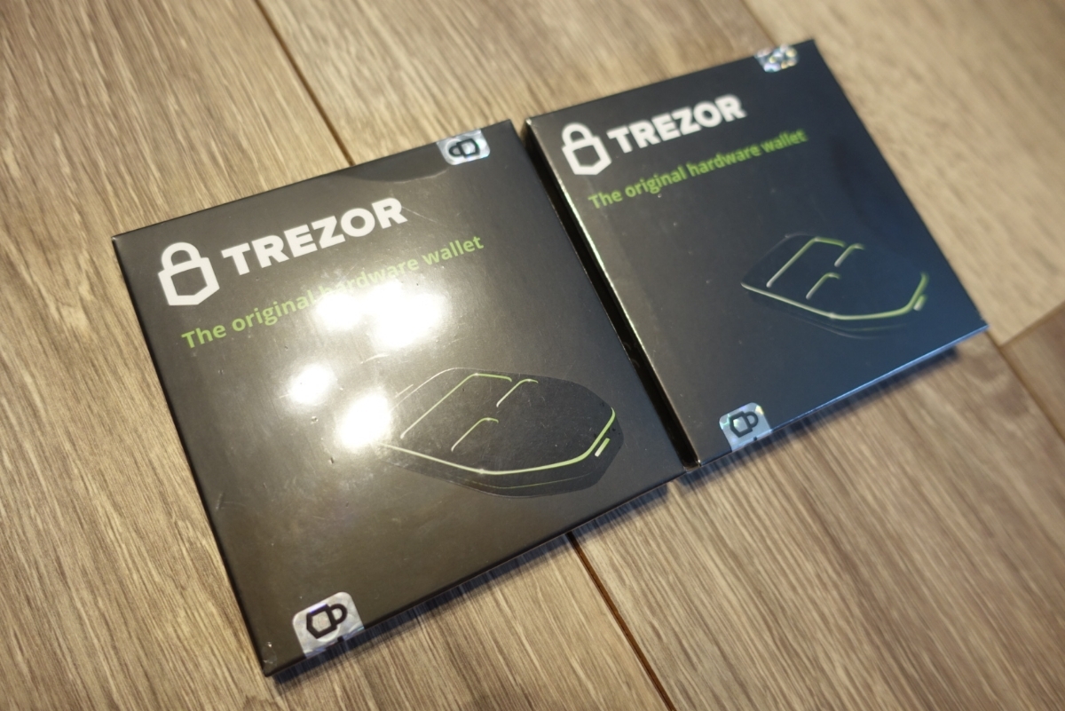 TREZOR】トレザー新品未開封ハードウェアウォレットコールドウォレットビットコイン