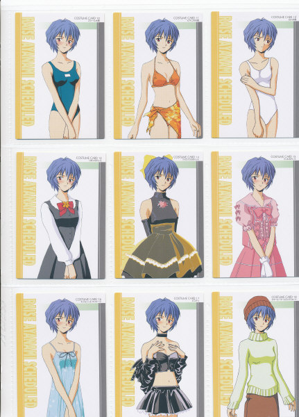 エヴァンゲリオン　綾波育成計画　全９０種ノーマルコンプ　レイ