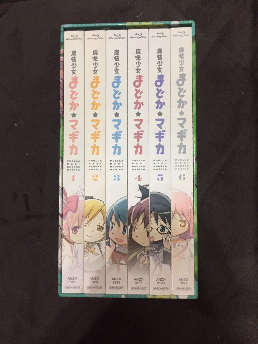 魔法少女まどか☆マギカ Blu-ray 1～6巻 アニメイト限定収納ボックス付き