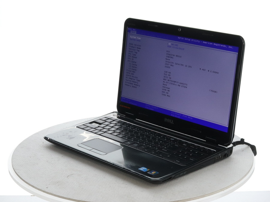 DELL INSPIRON N5010 - Core i5 450M 2.40GHz 2GB 640GB□現状品