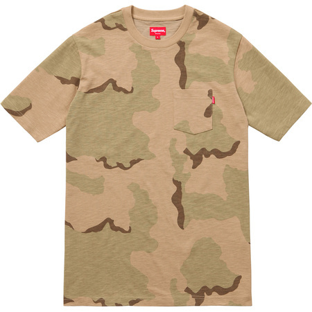 大人気，100%新品 極美 16SS Supreme Pocket Tee Mサイズ ポケット Tシャツ Desert Camo 迷彩(Mサイズ)｜売買されたオークション情報、yahooの商品情報をアーカイブ公開 - オークファン 男性用