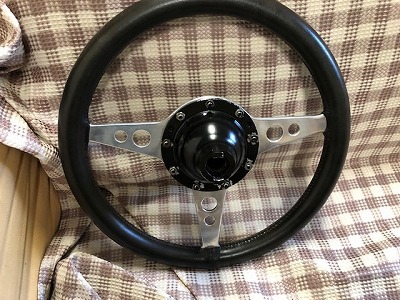 BMCミニ用ローバーミニ用モトリタステアリング330φフラットボス付