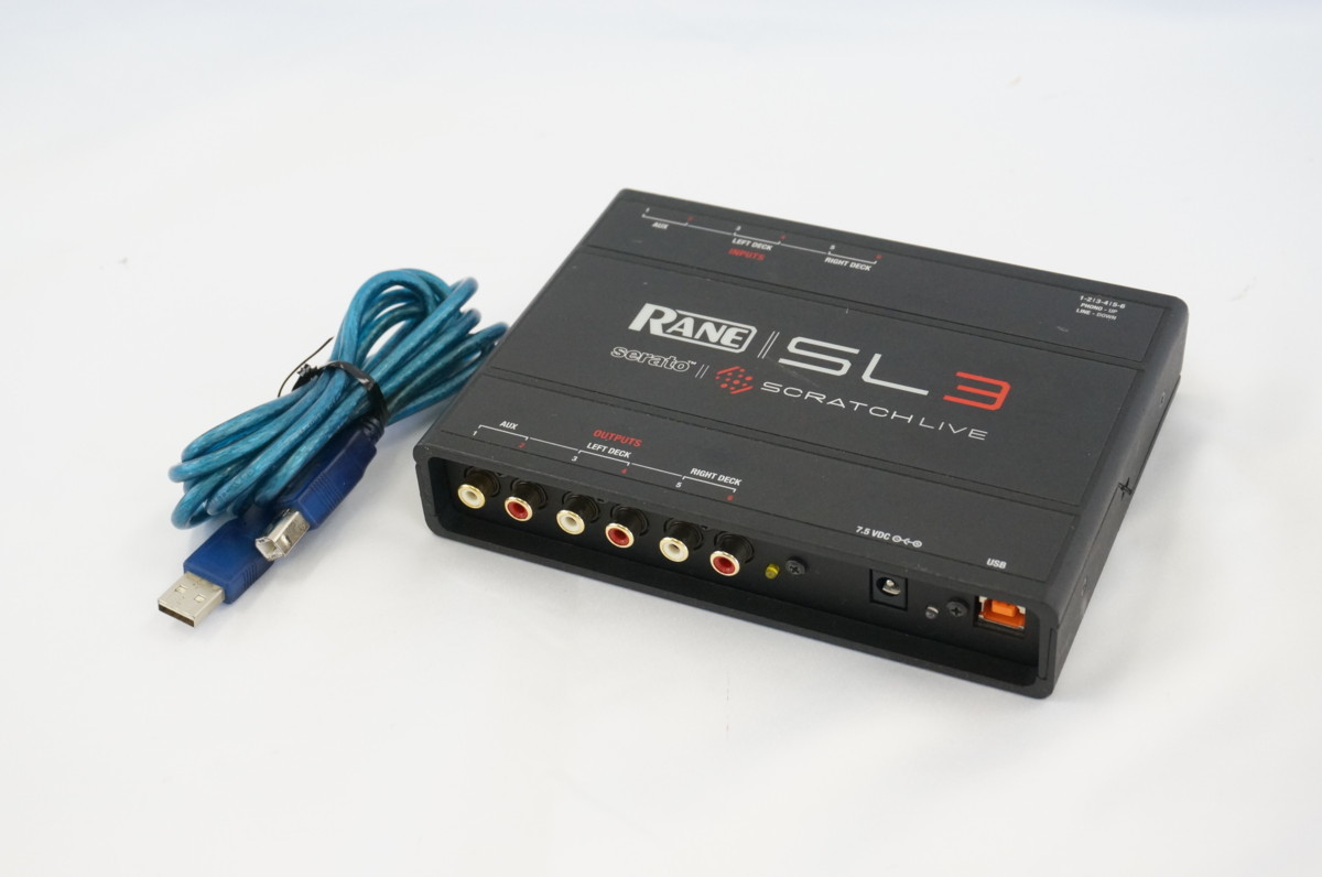 222□【中古 動作品】RANE デジタルDJシステム serato SCRATCH LIVE SL3□1424N5/9b