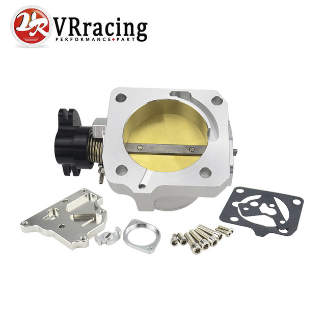 NA8 ビックスロットルボディ 64mm アルミ削り出し シルバー 線形