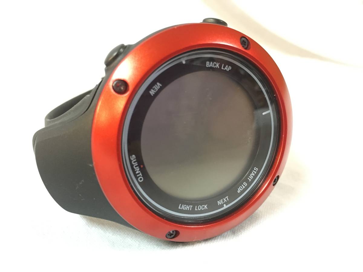 ●訳あり品● SUUNTO スント AMBIT2 S アンビット アウトドアウォッチ ブラック 黒 レッド 赤 腕時計 本体のみ ジャンク扱い