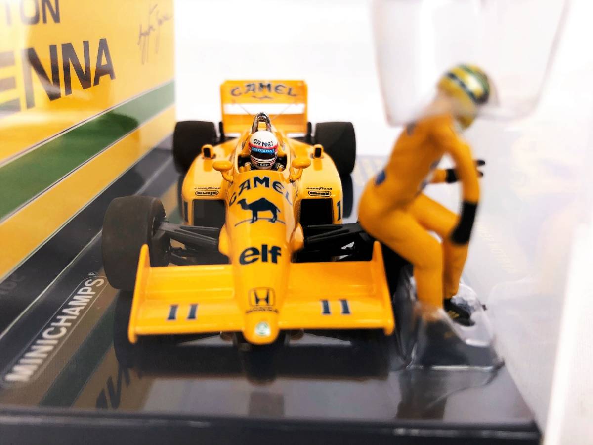 1⁄43 アイルトンセナ ライドオン中嶋悟ロータス99T 1987 イタリアGP 1