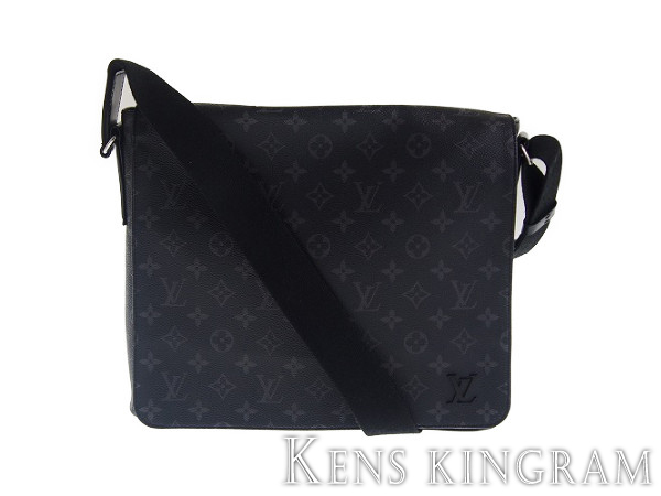 ルイ・ヴィトン ショルダーバッグ ブラック ルイ ヴィトン LOUIS VUITTON LV モノグラム エクリプス ディストリ