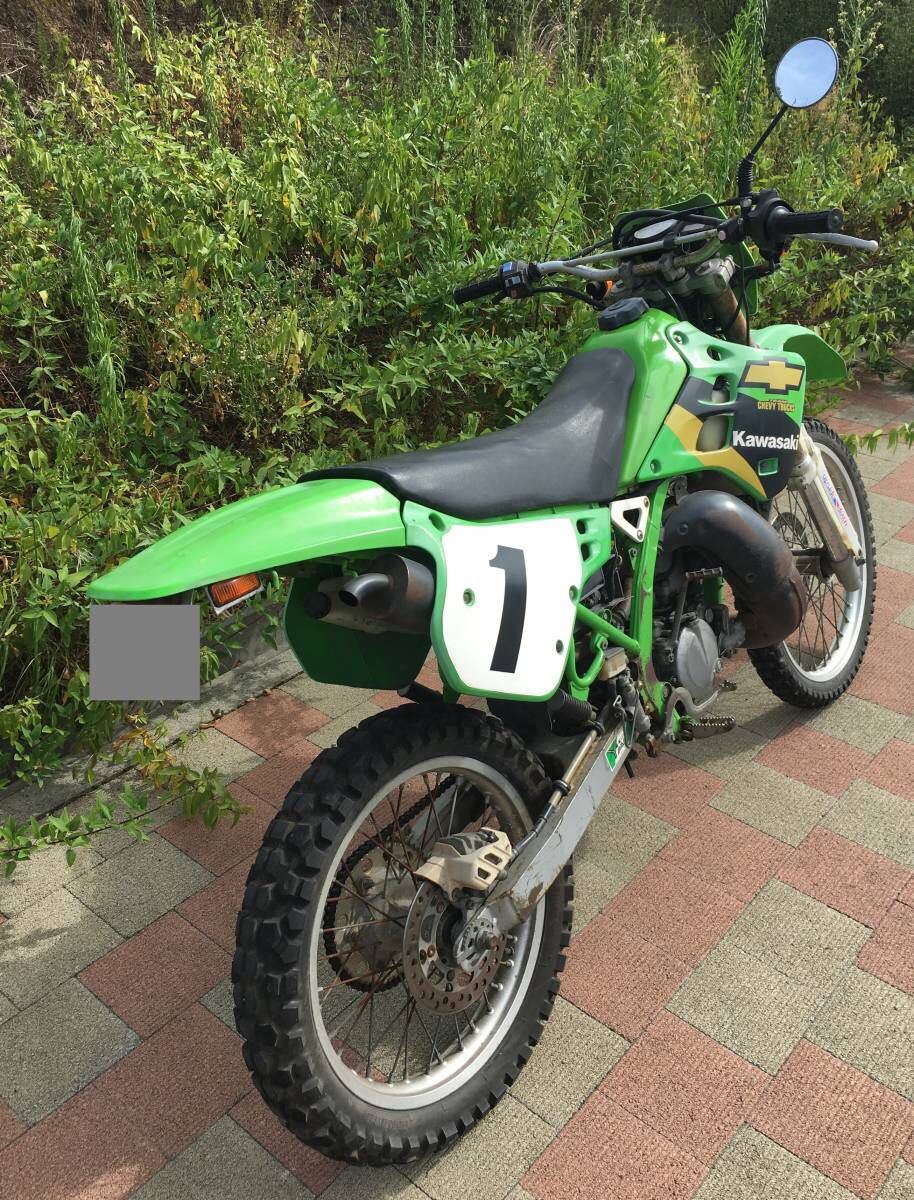 kawasaki KDX125 実働 エンジン始動動画あり 腰下整備後走行少