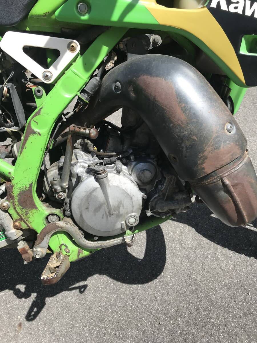 カワサキ KAWASAKI KDX125 実働 走行 書類付き 山梨県 引取限定 2スト