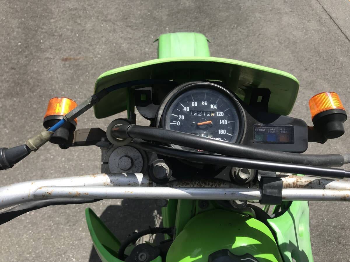 カワサキ KAWASAKI KDX125 実働 走行 書類付き 山梨県 引取限定 2スト