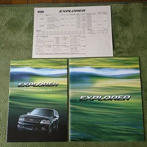 フォード エクスプローラ XLT エディバウアー 1FMEU74 1FMWU74 26ページ本カタログ+アク