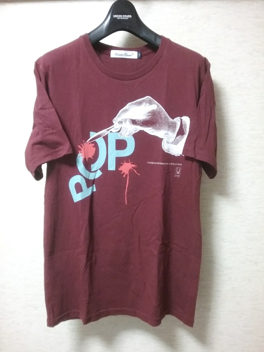  UNDERCOVER RECORDS アンダーカバー レコード JONIO ジョニオ コラージュ プリント バーガンディ Tシャツ カットソー 2 POP(Mサイズ)｜売買されたオークション情報、yahooの商品情報をアーカイブ公開 - 男性用