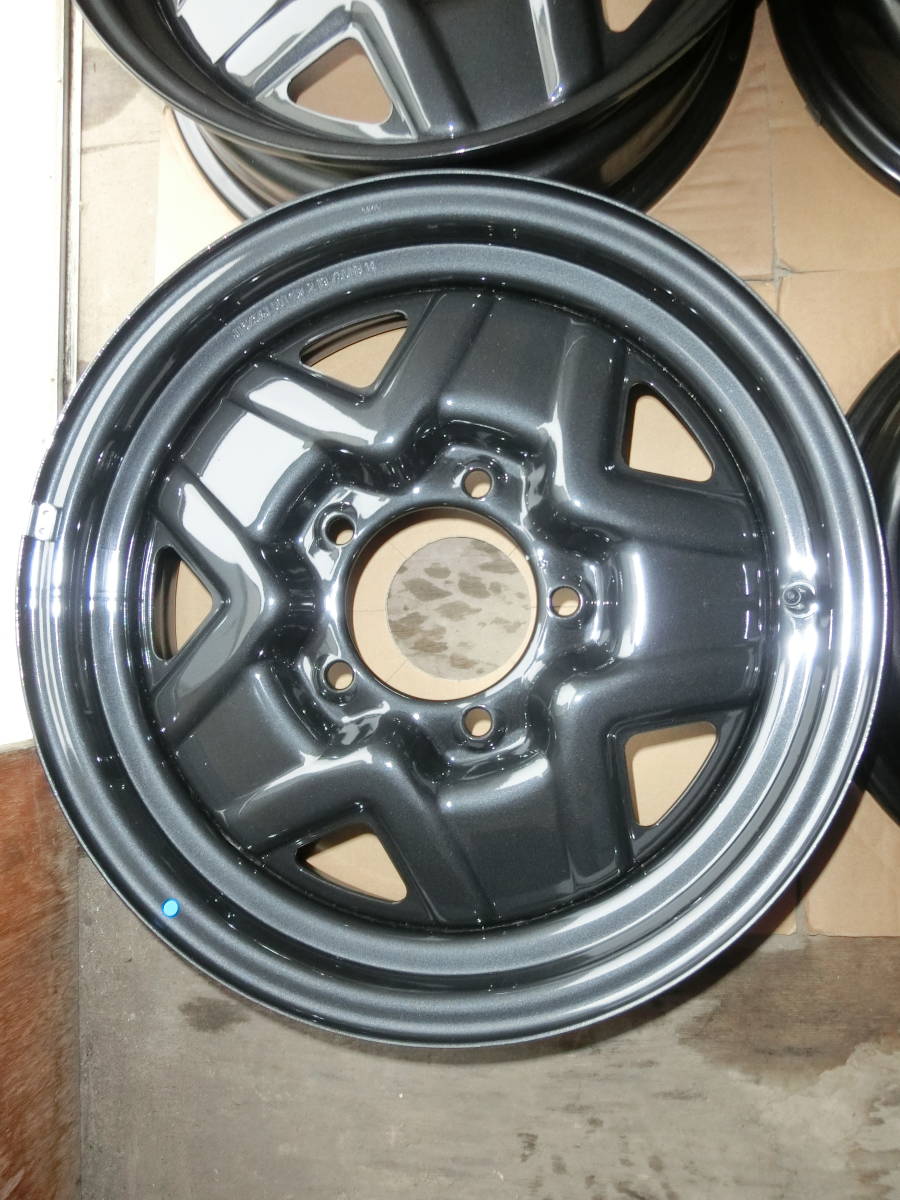 新車外し品　JB64W　ジムニー純正スチールホイール　16x5.5　+22　139.7-5H　4本セット_2