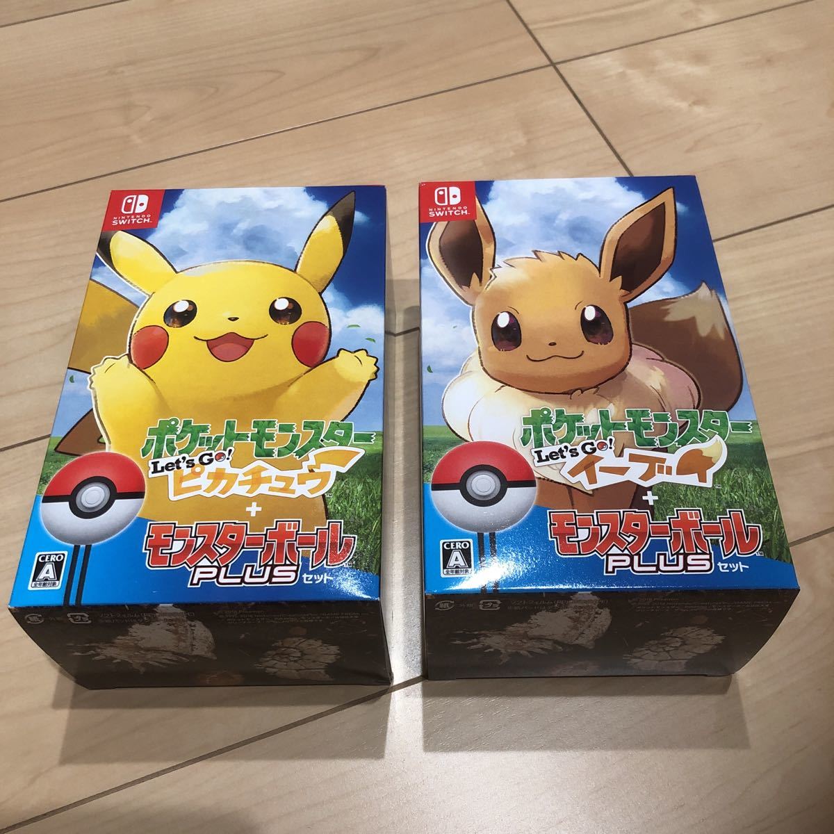 ニンテンドー スイッチ ポケットモンスター Let's Go! ピカチュウ イーブイ モンスターボール Plus セット 2個 新品 ポケモン GO SWITCH