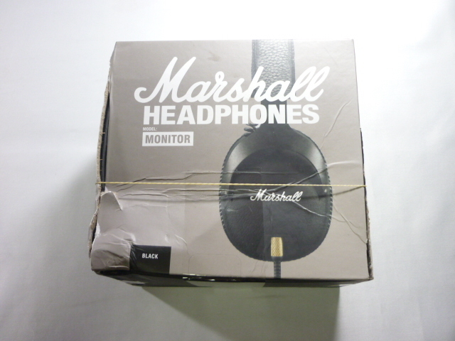 ジャンク扱い△Marshall Monitor Headphones オーバーイヤーヘッドホン ブラック△