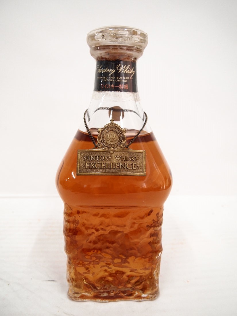 【極美品・特級】サントリー ウイスキー エクセレンス 豪華化粧箱付き 古酒 ウイスキー whisky サントリー エクセレンス 760ml 43% 重量番号:2(59