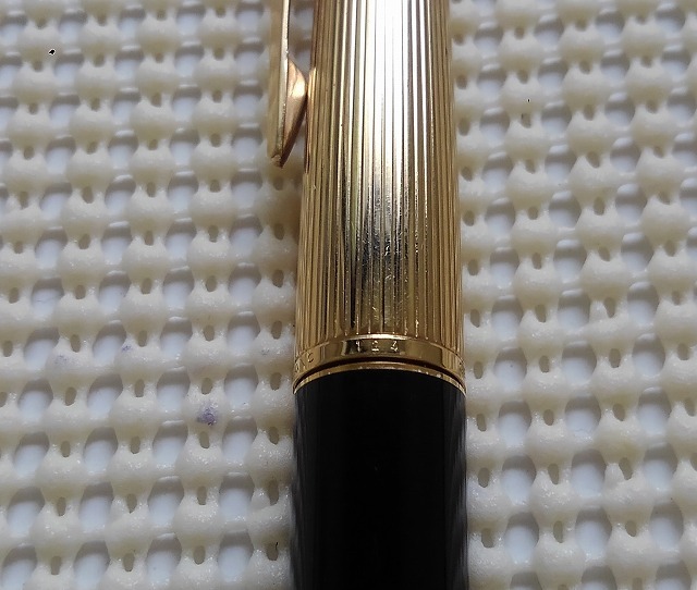 未使用1970年代 モンブラン montblanc 124 金張りキャップ