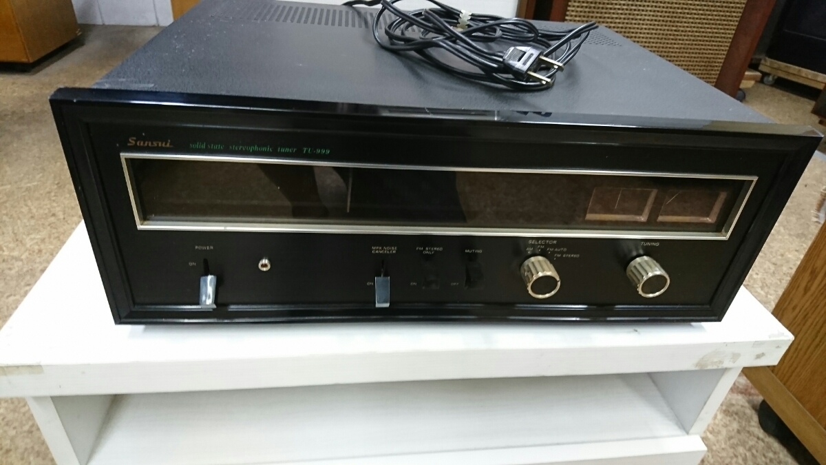 サンスイチューナーTU999点検済み品 Sansui TU-999 AM⁄FM ステレオ