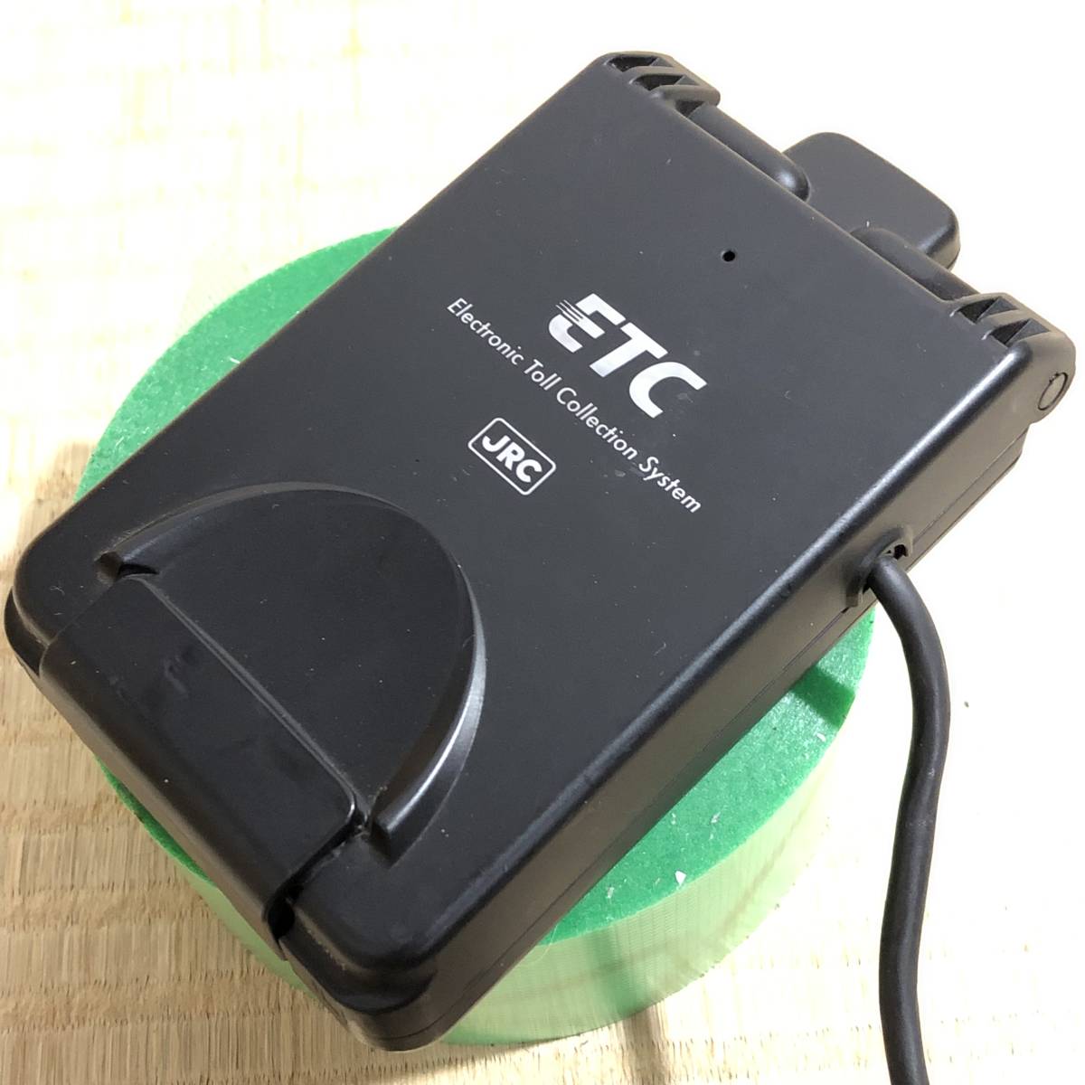 格安スタート！即使用可能状態！バイク用ETC JRM-12 アンテナ一体型 セットアップ済み★中古★日本無線JRC★　今なら9月の連休に間に合う！