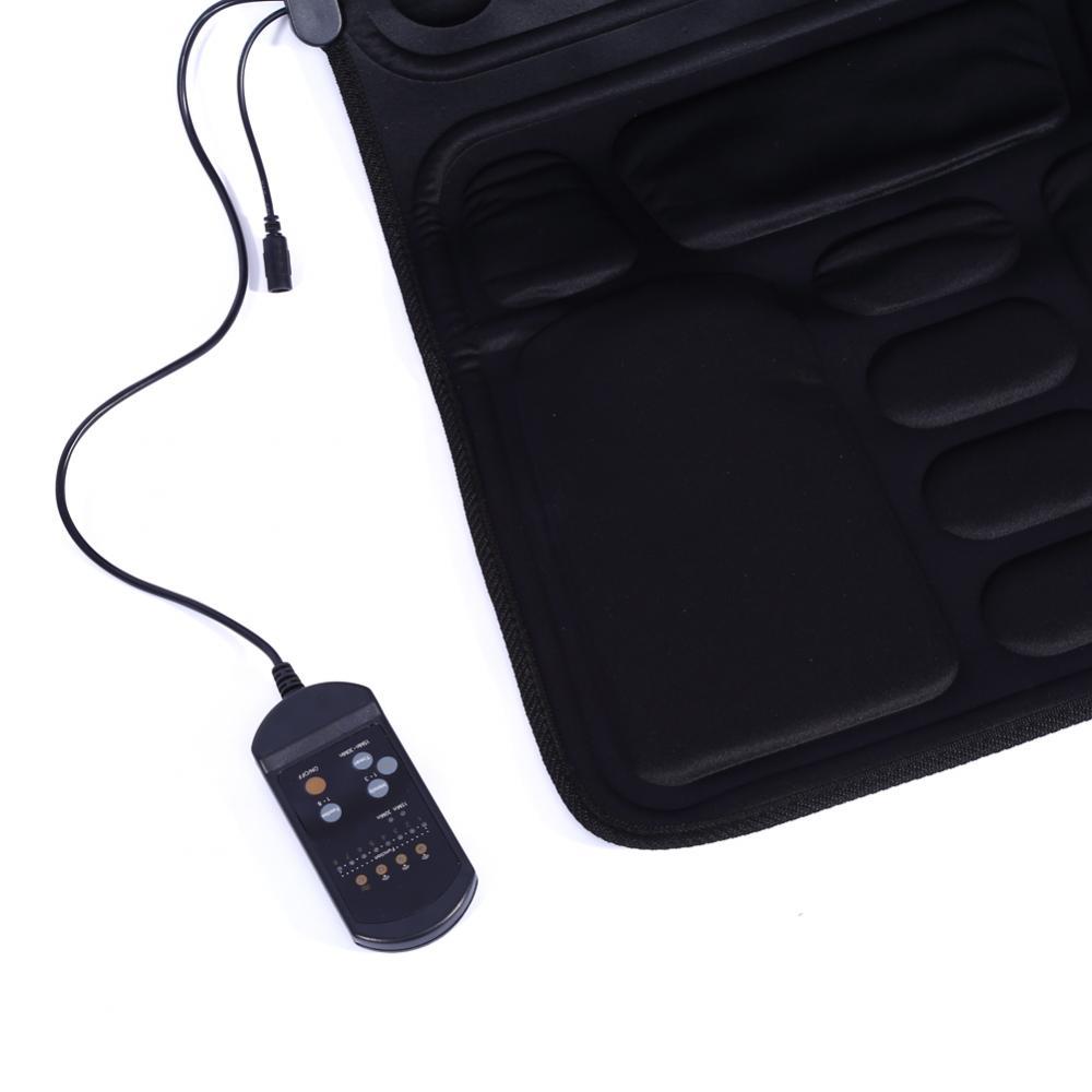 送料無料☆電気マッサージ チェアパッド シガーソケット クッション 自動車 オフィス 全身 首 腰椎 指圧マッサージ リラックスシート 