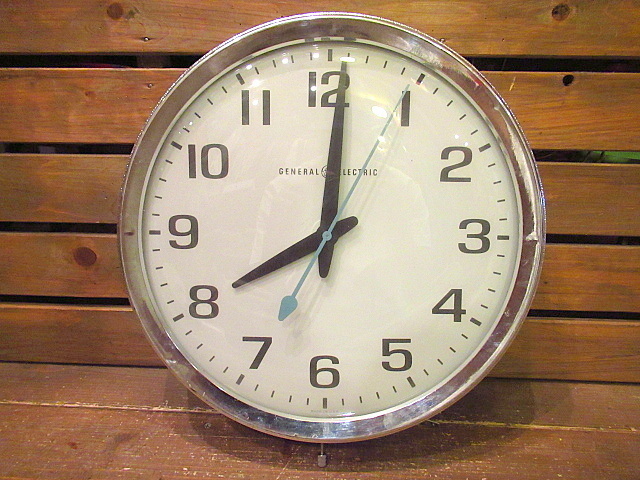 VINTAGE ELECTRIC WALL CLOCK ヴィンテージ GENERAL ANTIQUE GE