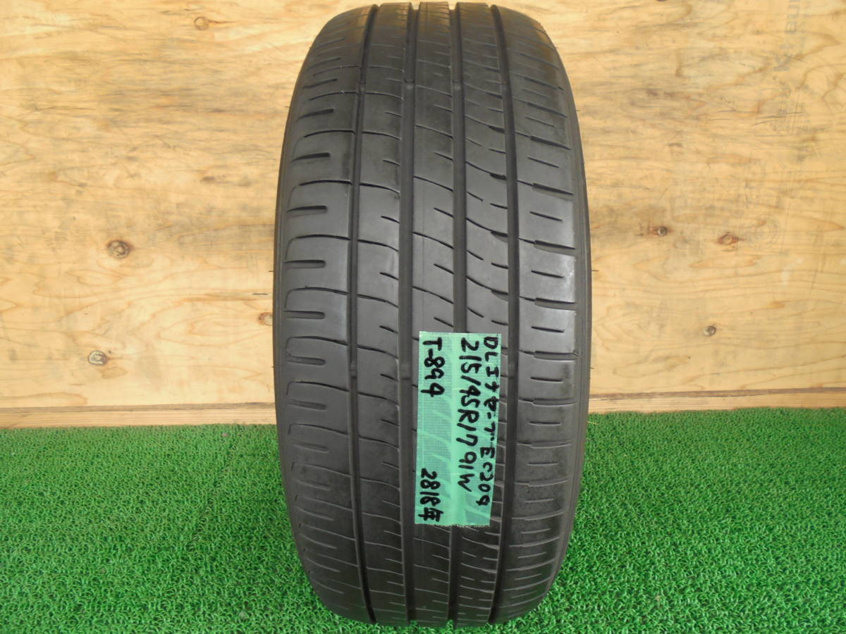 T-894☆ダンロップ エナセーブEC204 215/45R17 91W 1本 DUNLOP ENASAVE