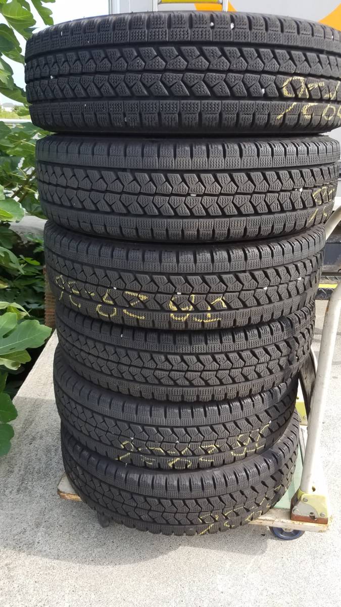 BRIDGESTONE BLIZZAK W979 195/75R15 109/107L LT 2018年製 6本セット