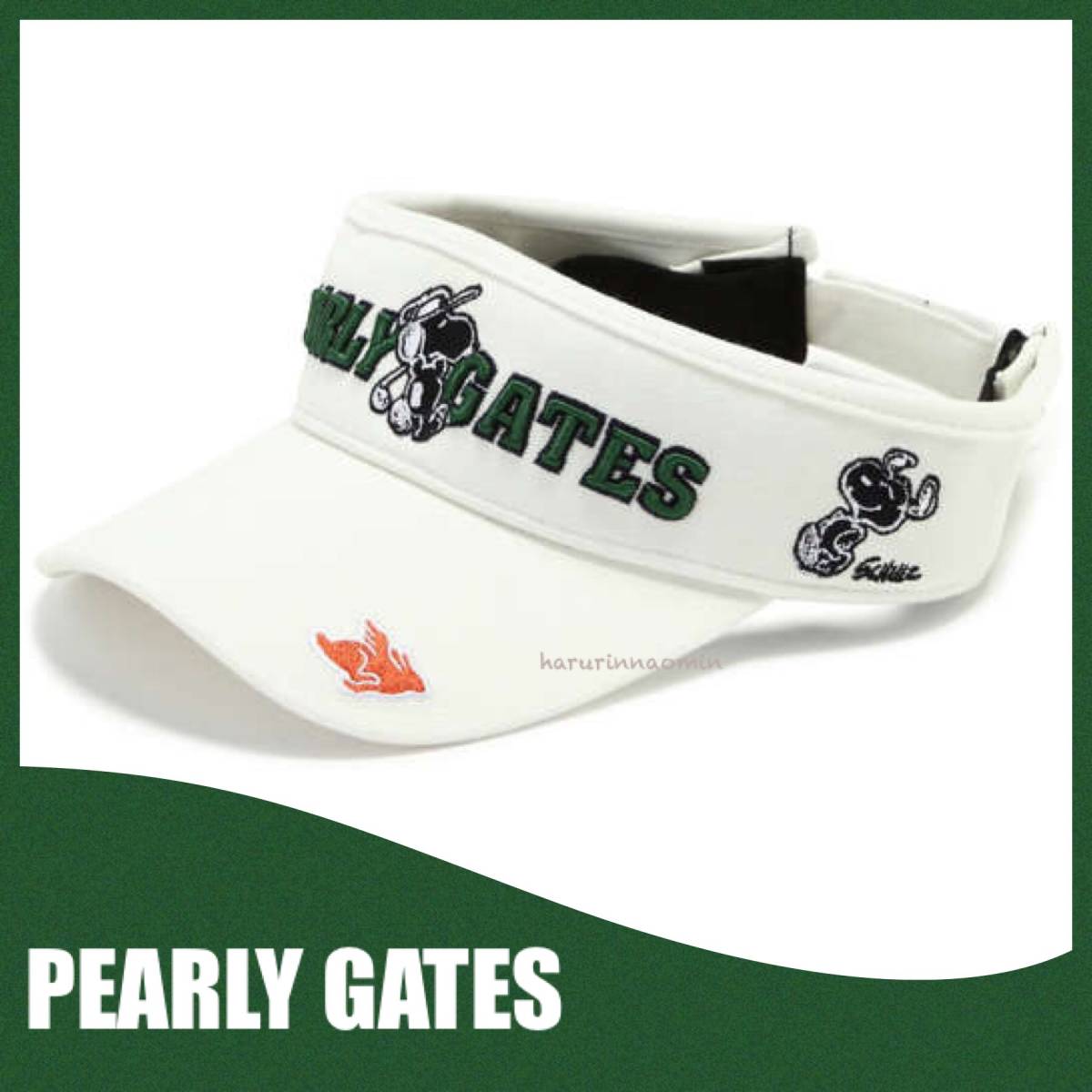 新品☆正規☆PEARLY GATES/パーリーゲイツ☆SNOOPY/スヌーピー☆コラボ