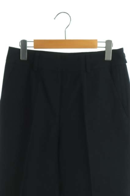 マーガレットハウエル MARGARET HOWELL 17AW パンツ テーパード ロールアップ 2 黒 /DF ■OS レディース
