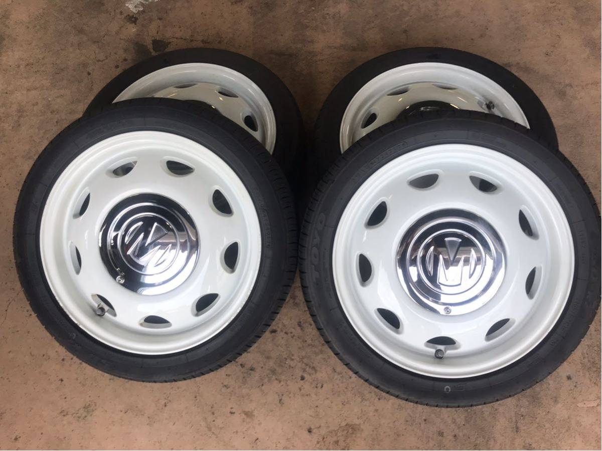 クリムゾン ミケロッティ 15インチ 5J オフセット45 タイヤバリ山 