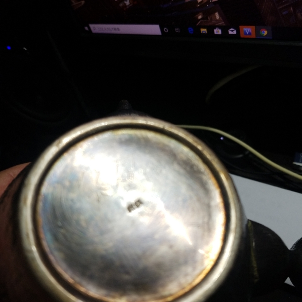 1977 工望作 純銀急須_1