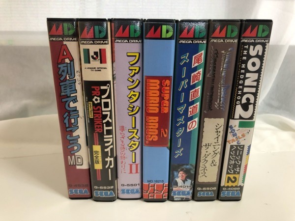 人気セール，豊富な MD メガドライブ ソフト カセット 7本セット ソニックその他(スポーツ、その他)｜売買されたオークション情報、yahooの商品情報をアーカイブ公開 - オークファン メガドライブ