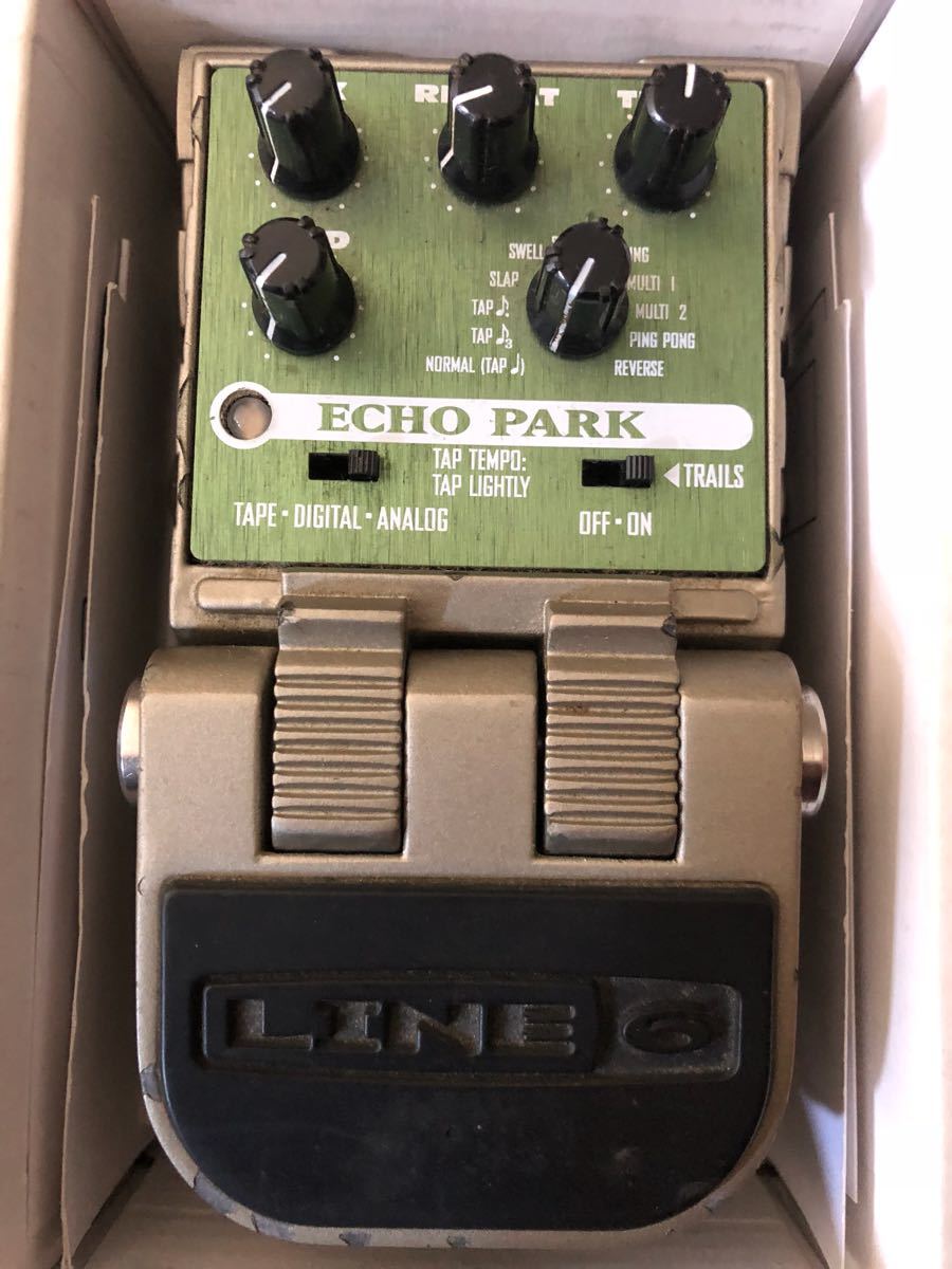 LINE6 ECHO PARK デジタルディレイ アナログ/テープサウンドも タップ