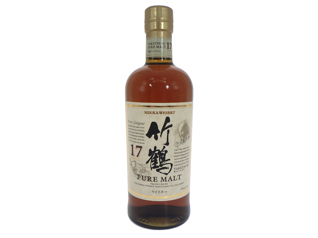 ☆【未開栓】 竹鶴 17年 ピュアモルト ウイスキー 700ml 43% NIKKA