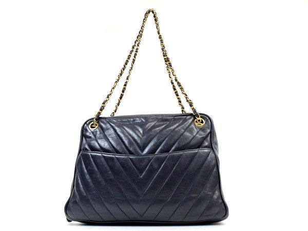 CHANELシャネル】Vステッチ☆ココマークプル☆チェーンショルダー