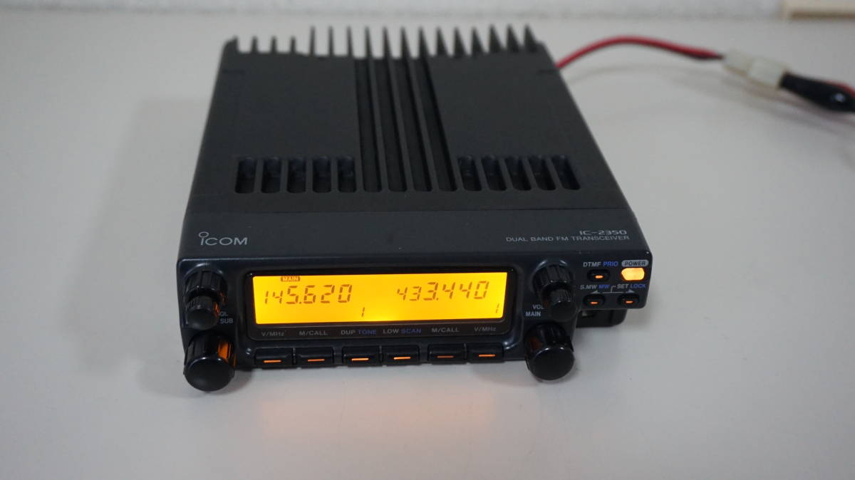 無線機 ICOM IC-2350J 144/430MHz トランシーバー ICOM 144⁄430MHz トランシーバー IC-2350J 無線機 アイコム デュアル