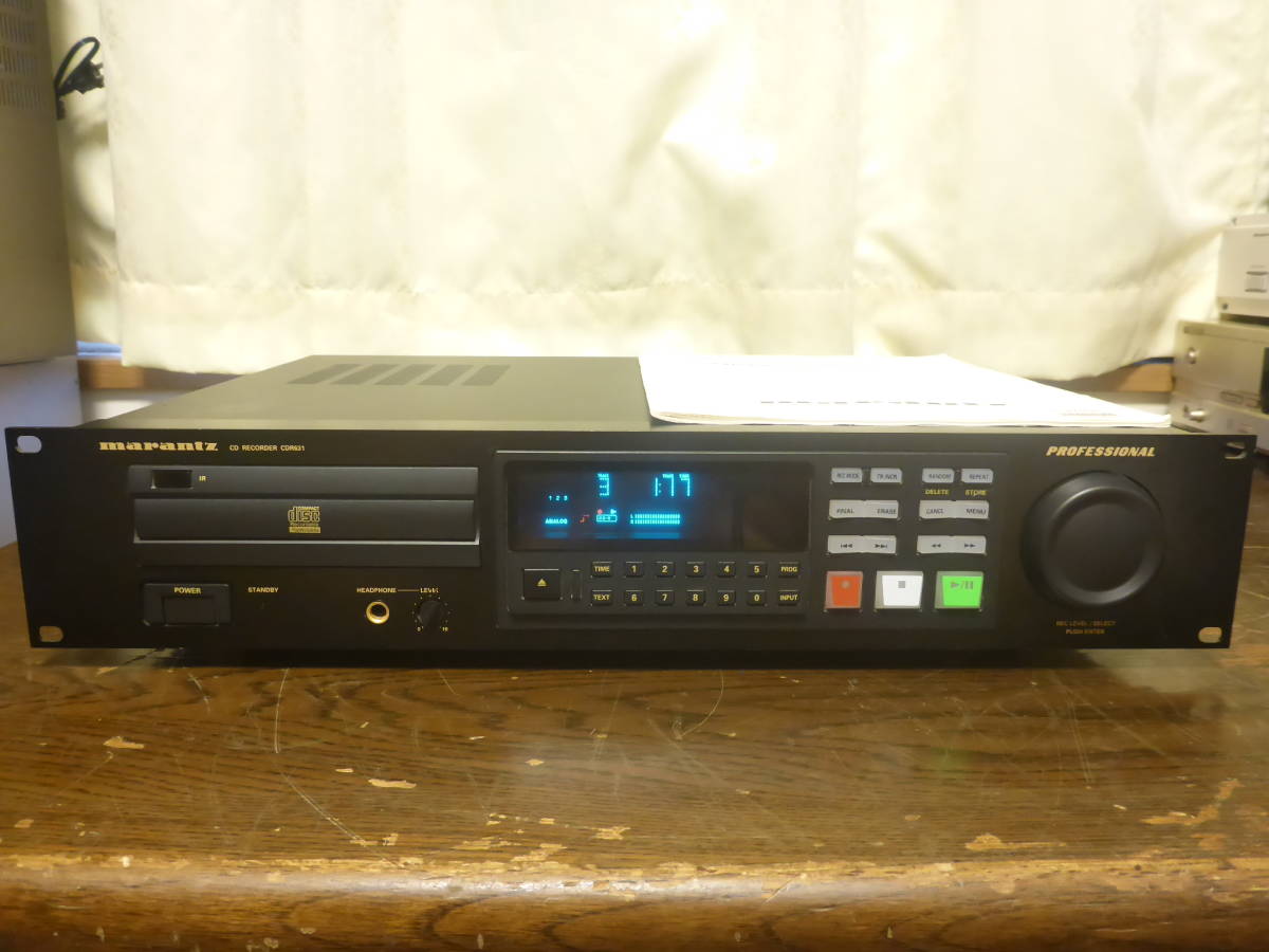マランツ marantz CDレコーダー 業務用 CDR631 CDR631⁄F1B CD 動作確認
