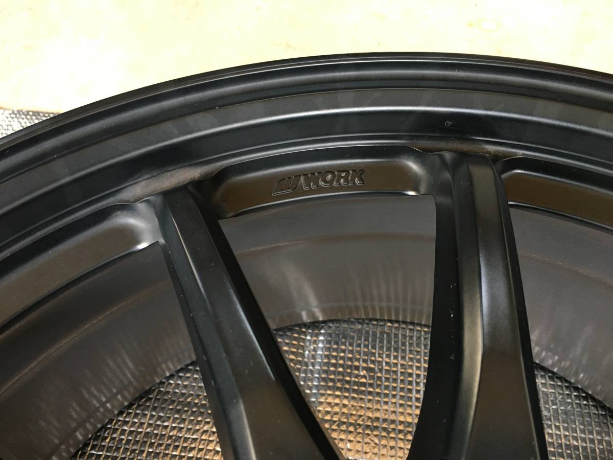 WORK EMOTION 11R 7.5J +53 PCD114.3 マッドブラック ミニバン