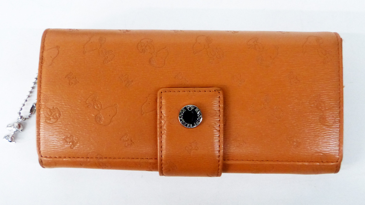 ☆HAMANO 牛革 長財布 スヌーピーのプレミアムウォレット USED品 