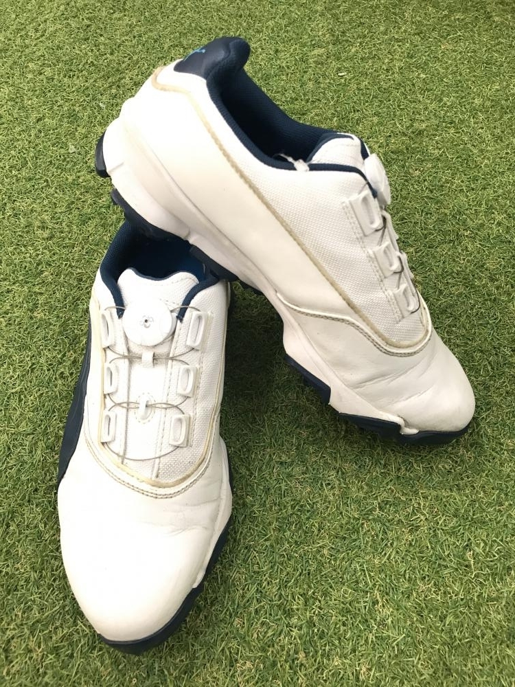  PUMA プーマ ゴルフシューズ 白&times;ネイビー タイタンライト ボア 188192 メンズ 25.0cm ゴルフウェア Z4(25.0cm)｜売買されたオークション情報、yahooの商品情報をアーカイブ公開 - オークファン 25.0cm