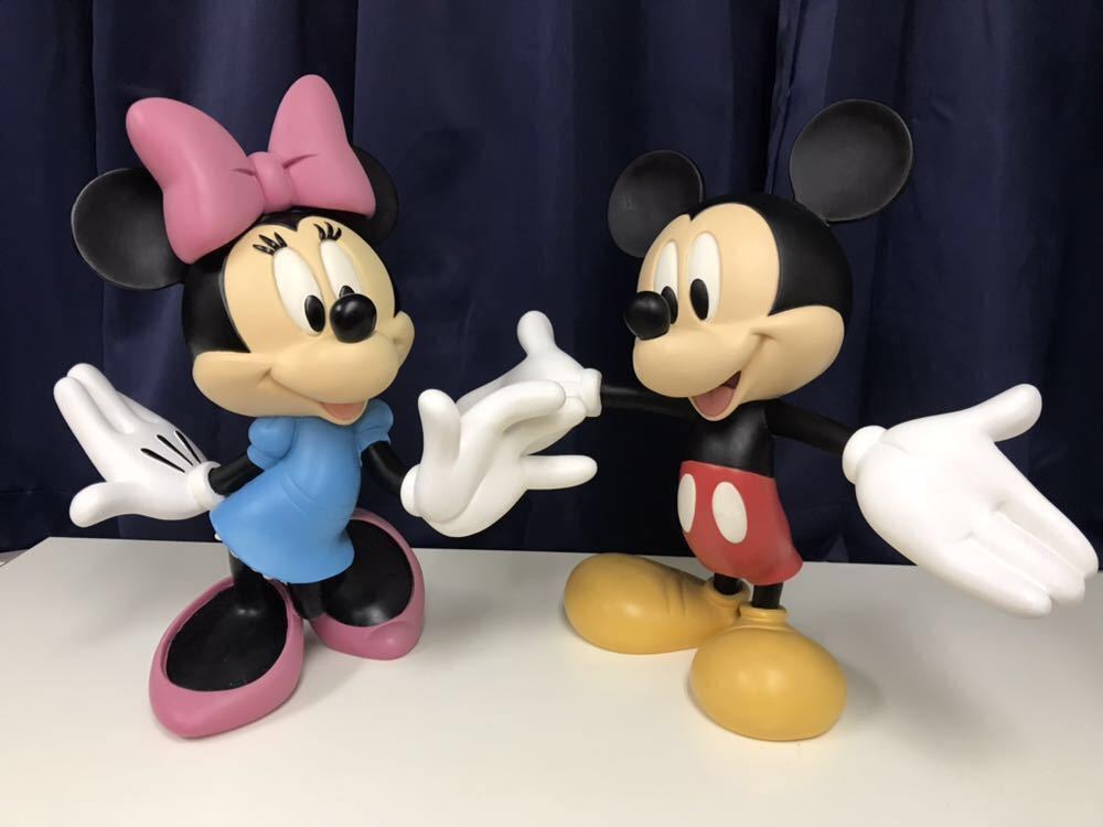 セール 送料無料 【ミッキー&ミニー】ビッグフィギュア2体セット 46