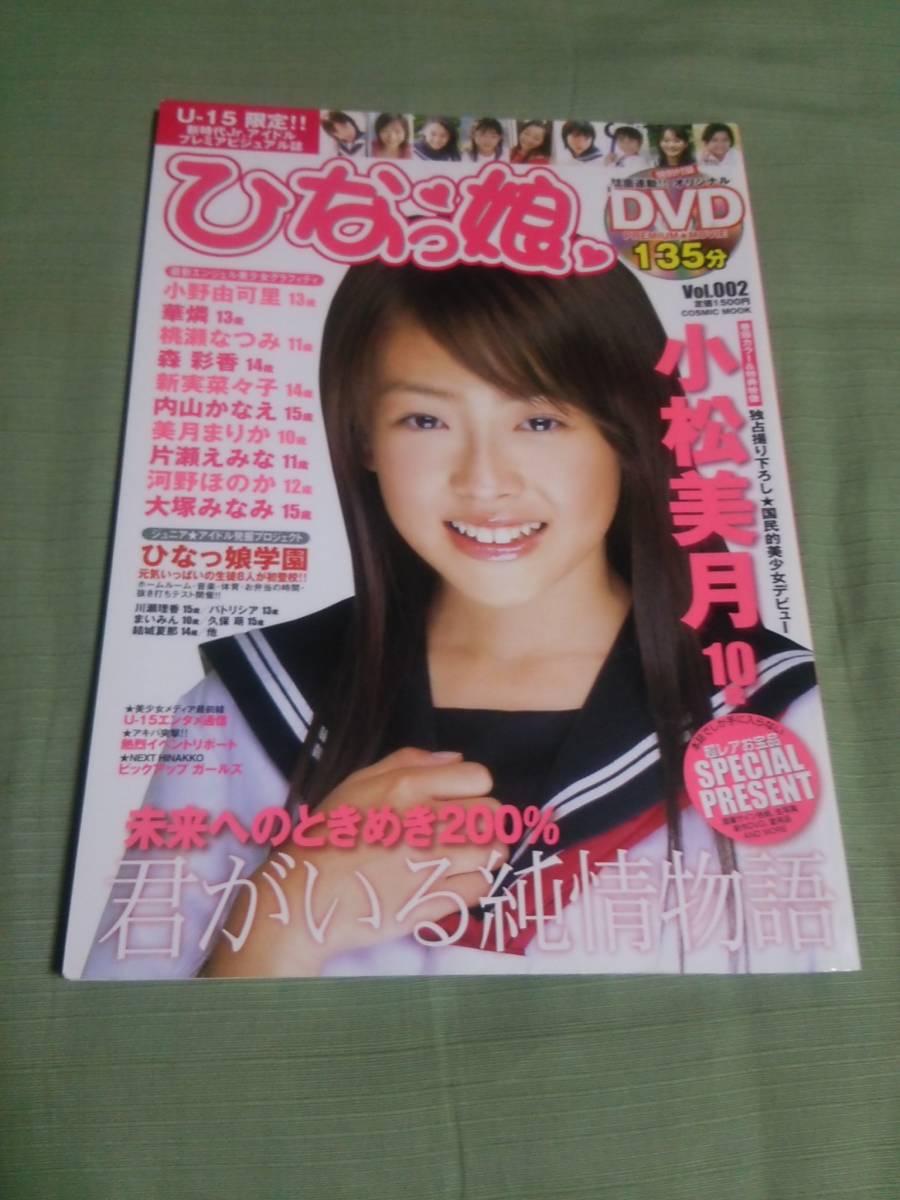ひなっ娘 Vol 2 小松美月 小野由可里 桃瀬なつみ 森彩香 新実菜々子 内山かなえ ｄｖｄなし Sho Boh アイドル 芸能人 売買されたオークション情報 Yahooの商品情報をアーカイブ公開 オークファン Aucfan Com