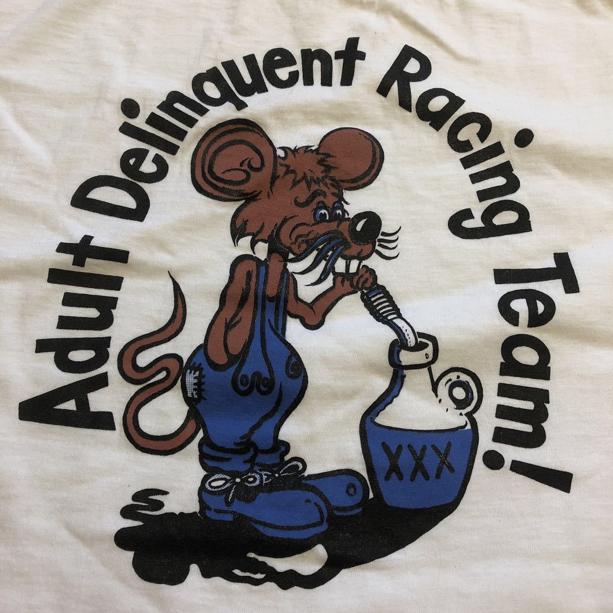 70s デッドストック JCペニー ホットロッド Tシャツ L ビンテージ 半袖Tシャツ 古着屋 GREEN カム レーシング チェック