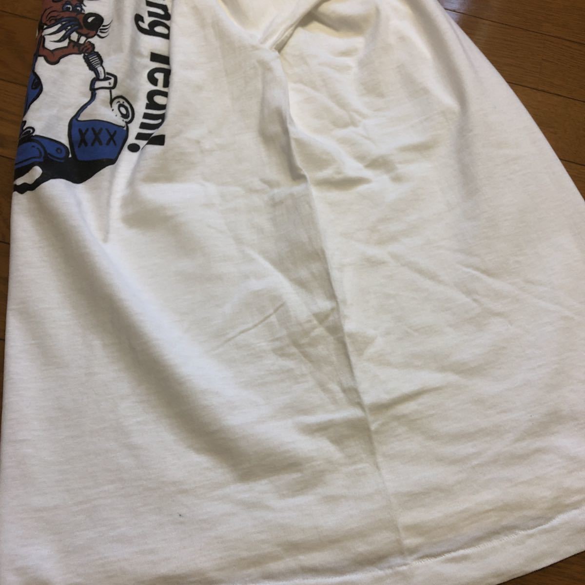 70s デッドストック JCペニー ホットロッド Tシャツ L ビンテージ 半袖Tシャツ 古着屋 GREEN カム レーシング チェック